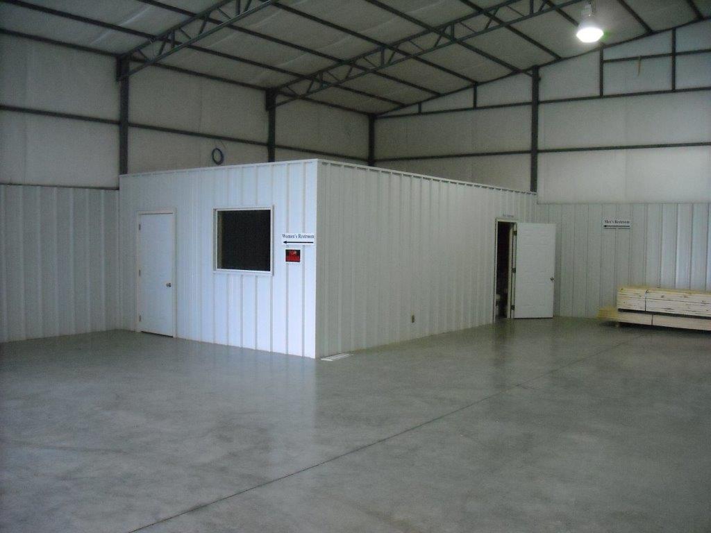 Warehouse outside office